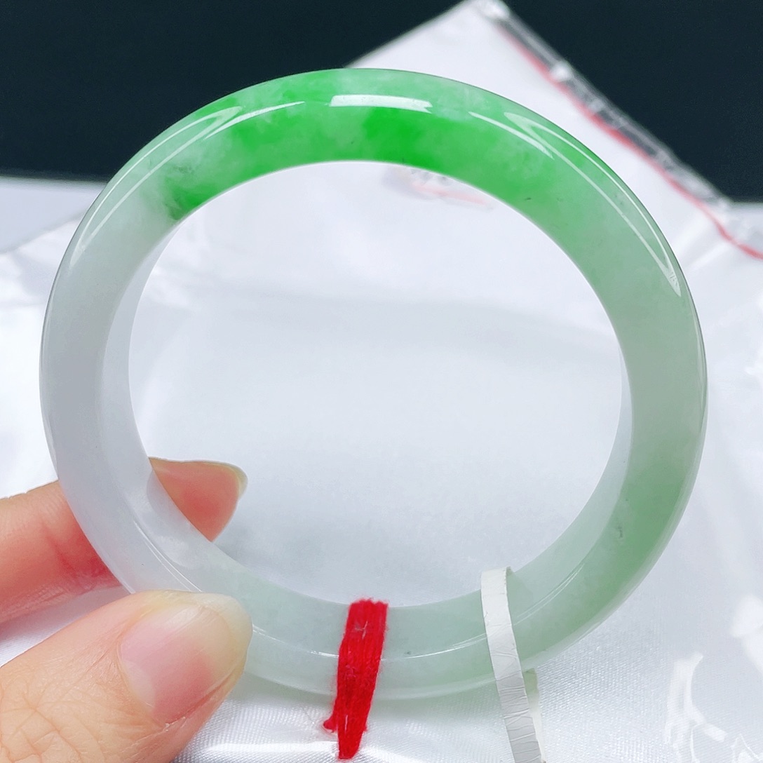 未镶嵌手镯翡翠正圈 56.6。008