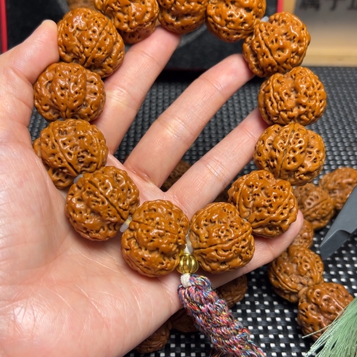 金刚菩提手串深沟梅花