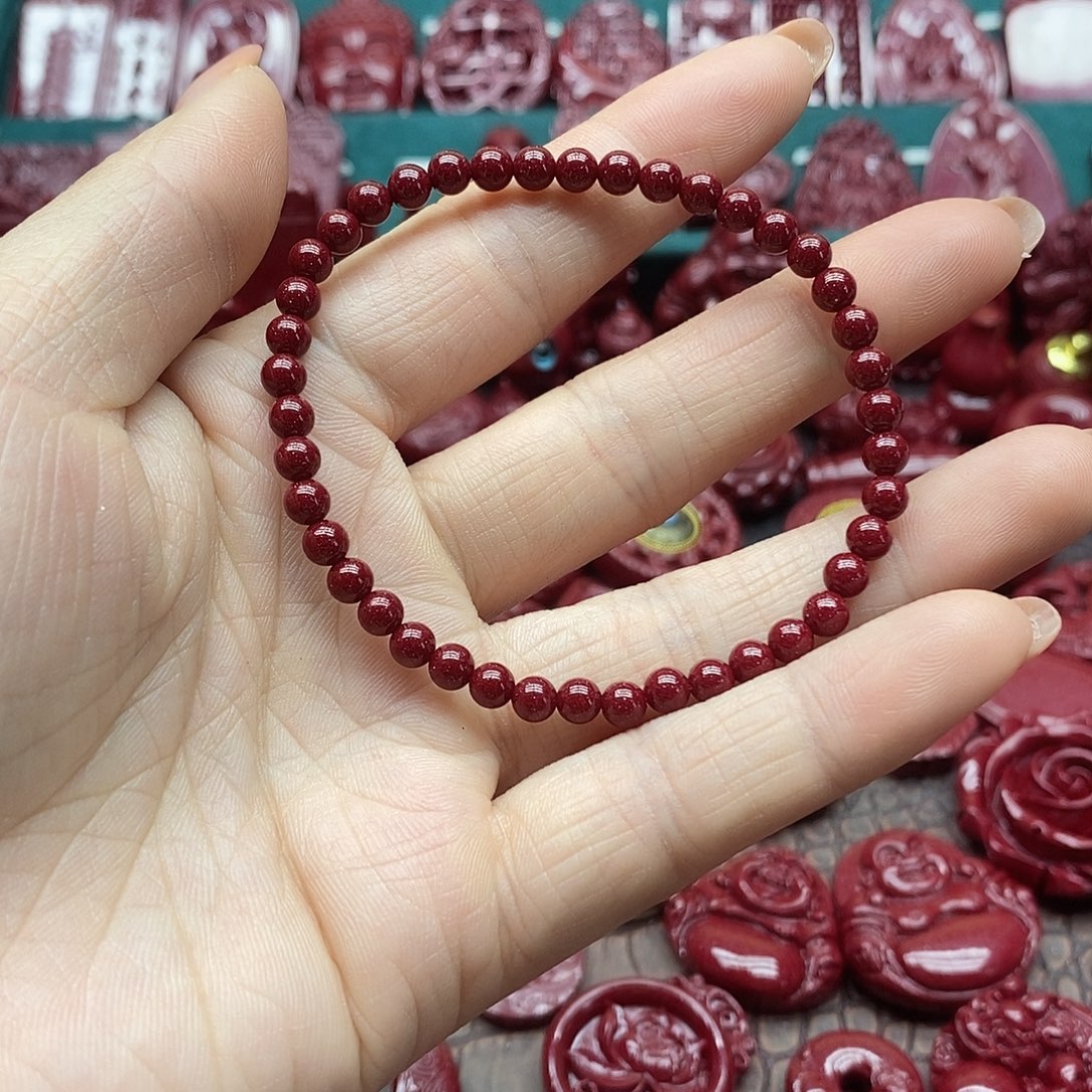 天然辰砂朱砂吊坠