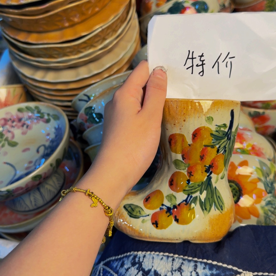 瓷片景德镇陶瓷手工手绘