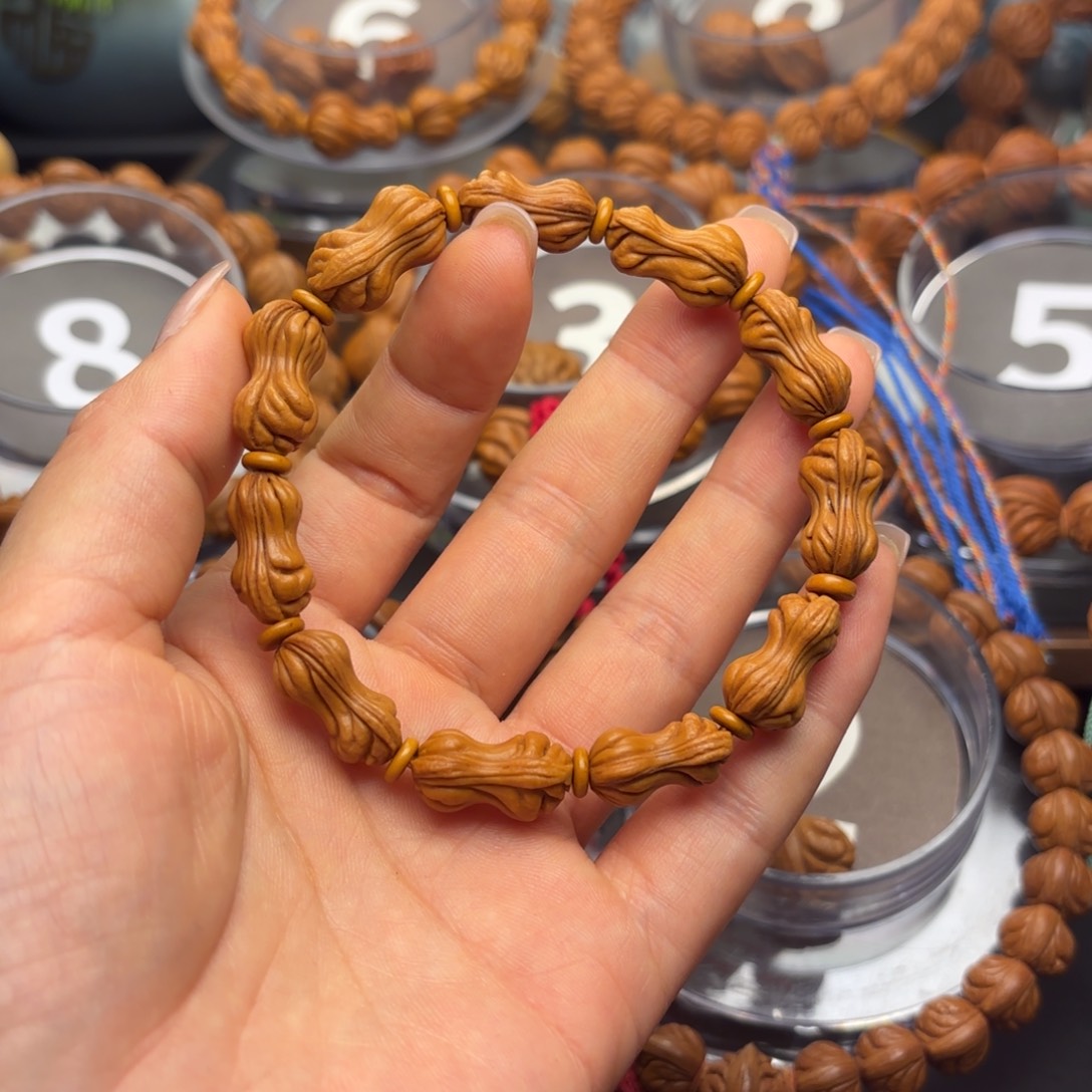 桃核吊坠花生桃核