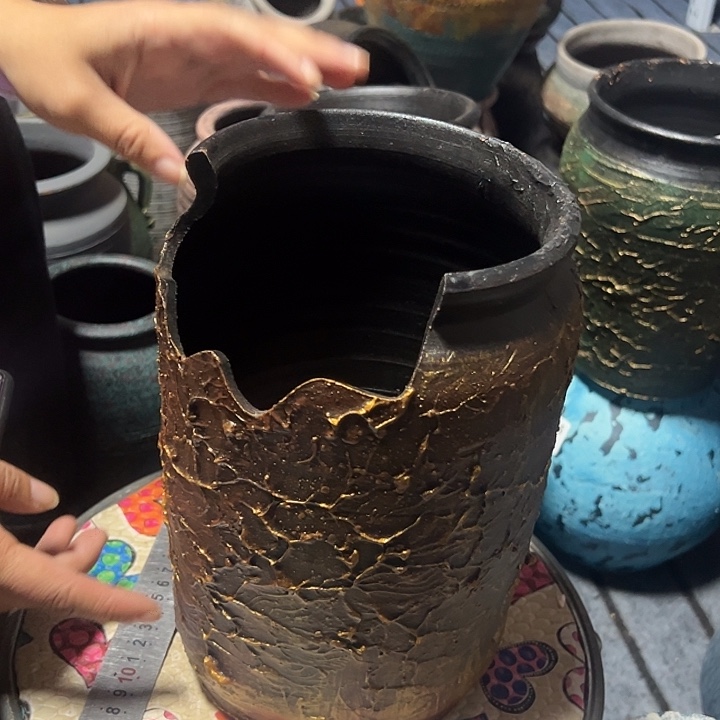 底部有孔高25口15