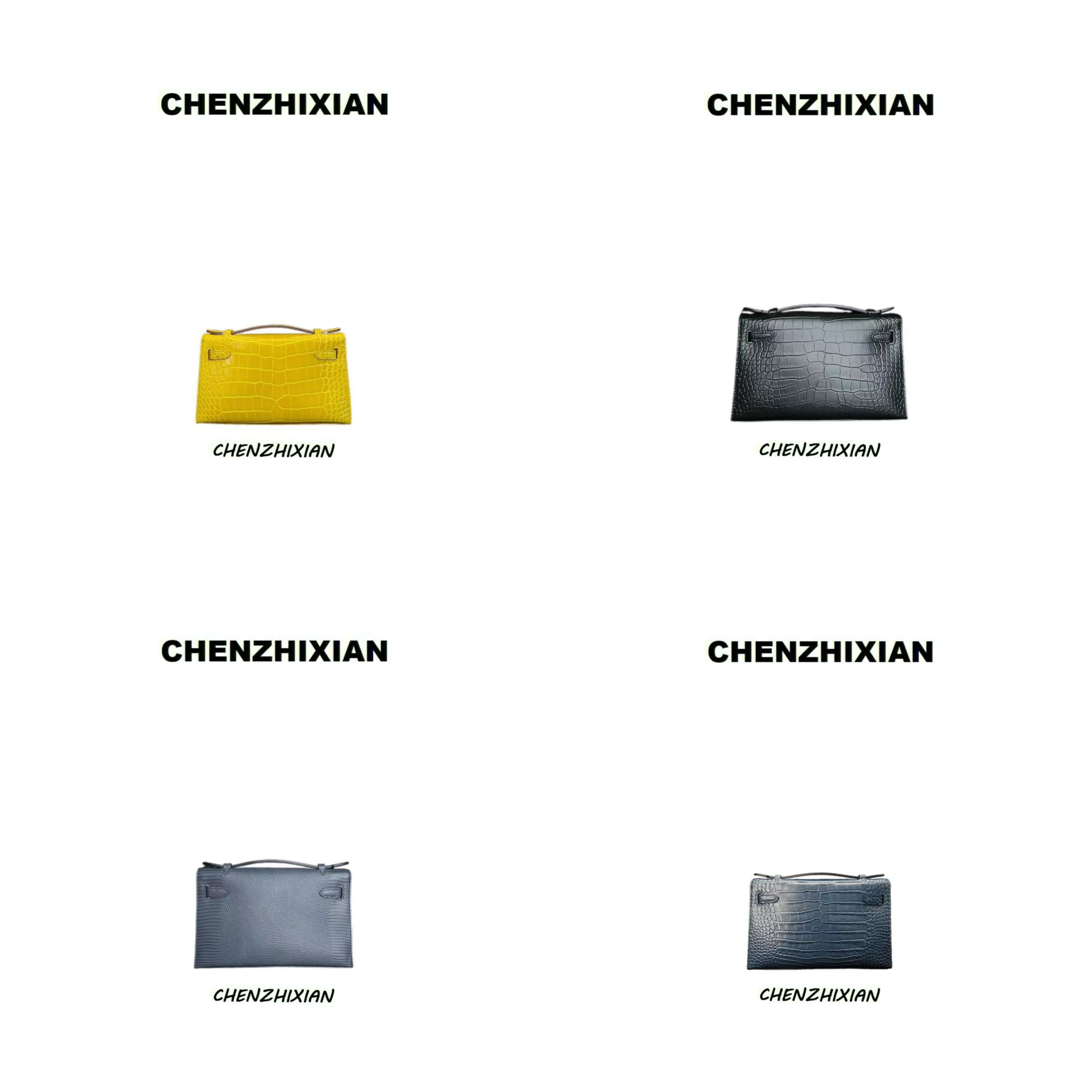 CHENZHIXIAN【和光同尘】 22厘米多色KL手提包（不含肩带挂件）