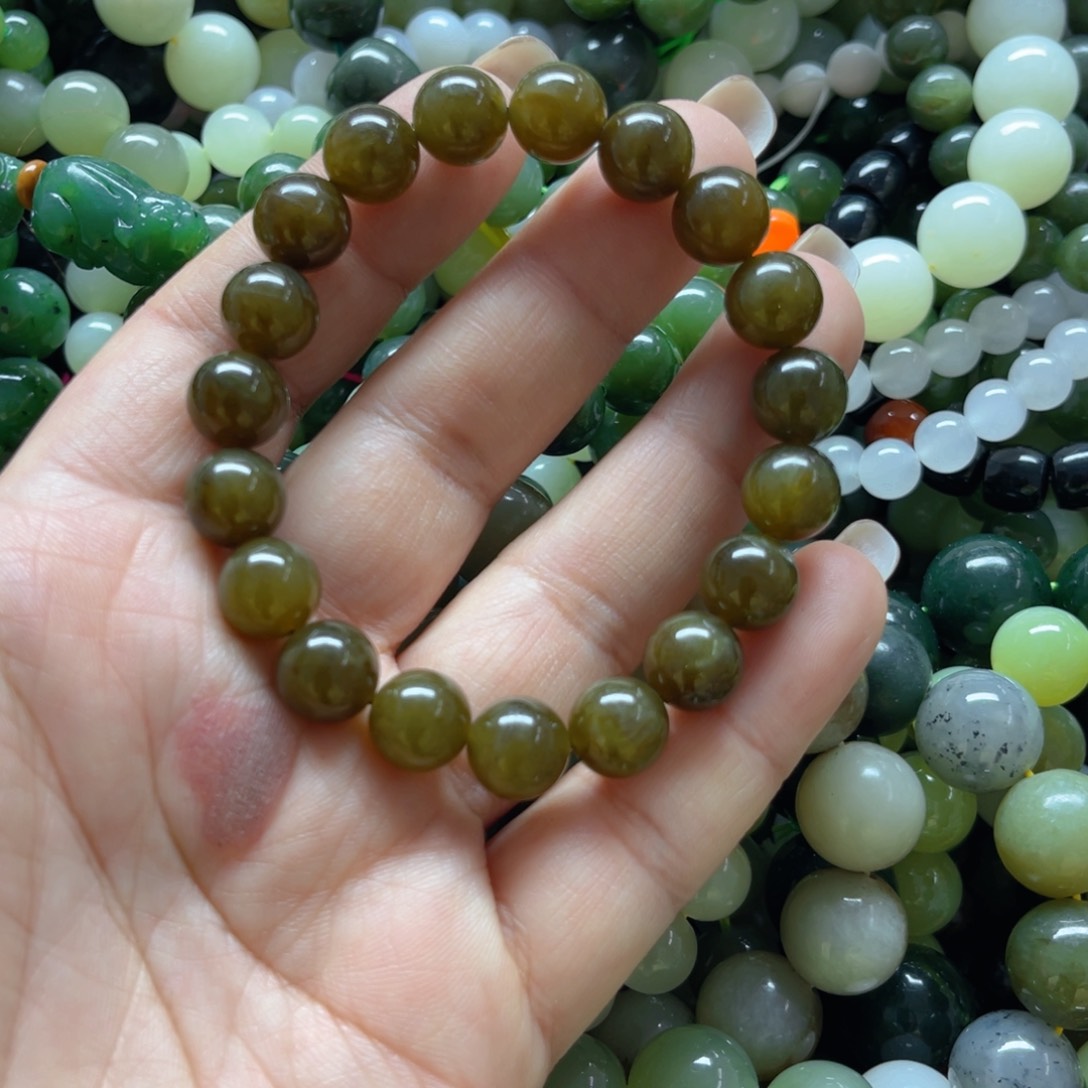 和田玉手链未镶嵌