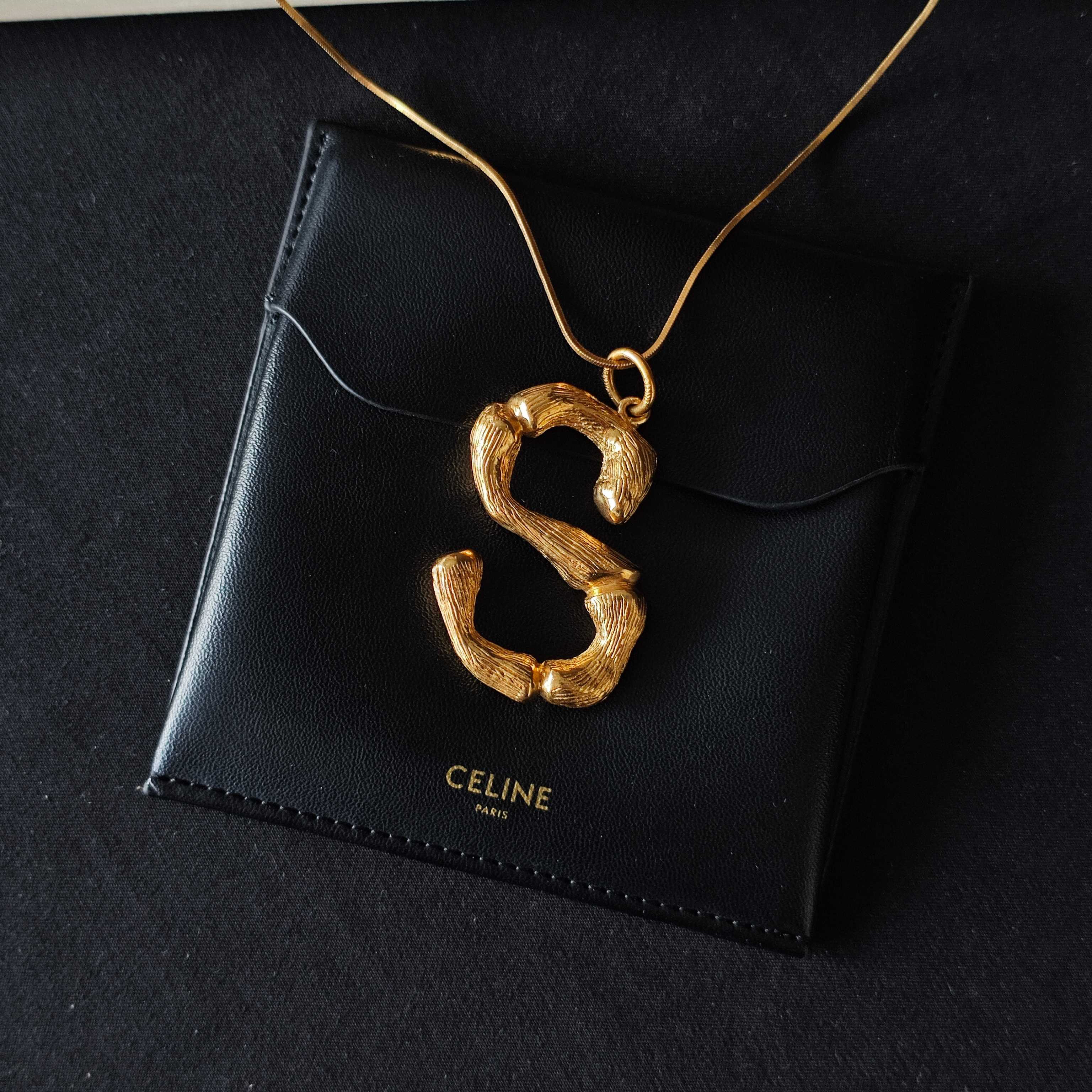 99新 Celine/思琳 字母s项链防尘袋 BJM2-7441