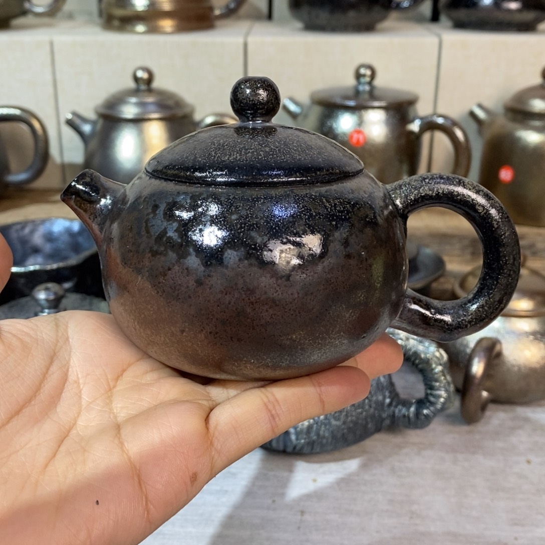 青***隐云南建水紫陶柴烧壶