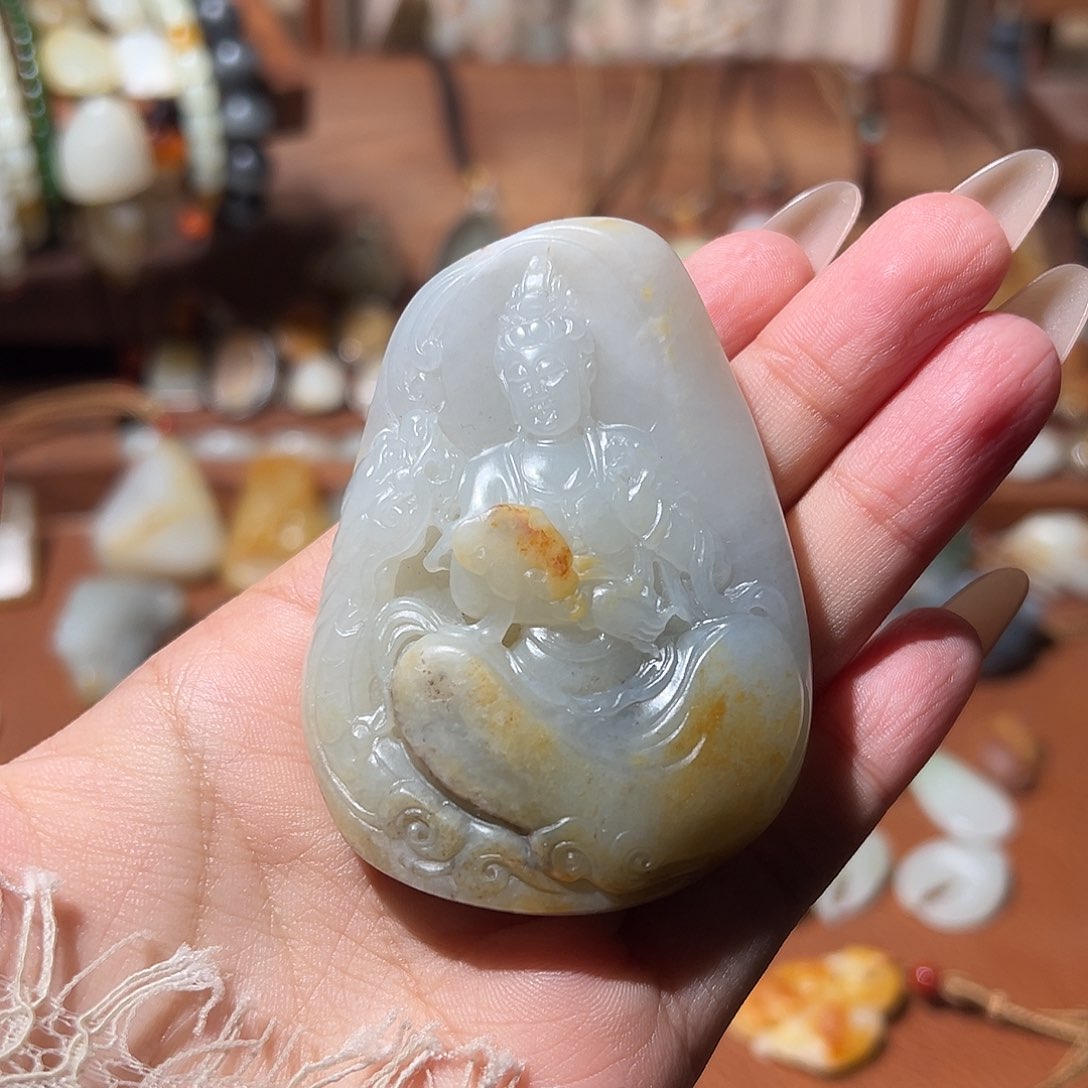 和田玉颈饰未镶嵌