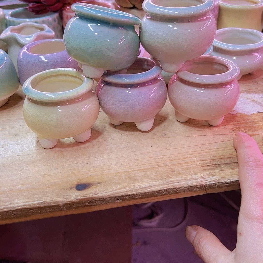 陶瓷花盆当场凑满12包邮