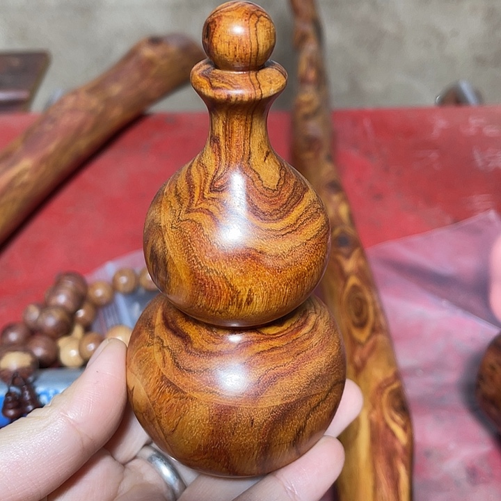 黄花梨/降香黄檀葫芦手把件