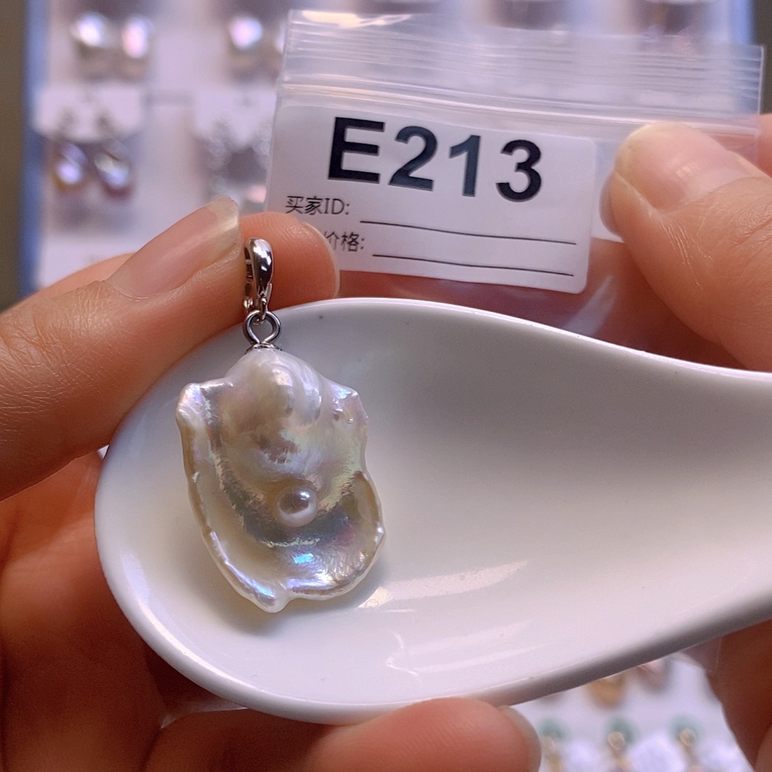 淡水珍珠颈饰银S925镶嵌