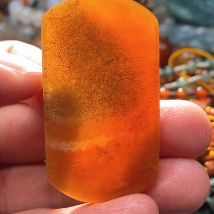 【闪购商品】玛瑙/玉髓颈饰未镶嵌几**两