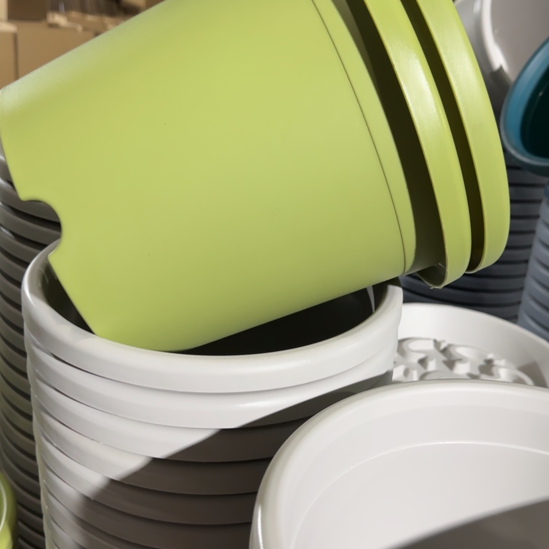 树脂四季盆5#无拖果绿微瑕6