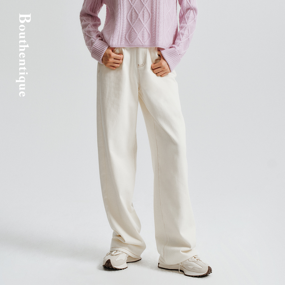 【粉丝专享】Bouthentique经典直筒裤牛仔裤224421K2C36