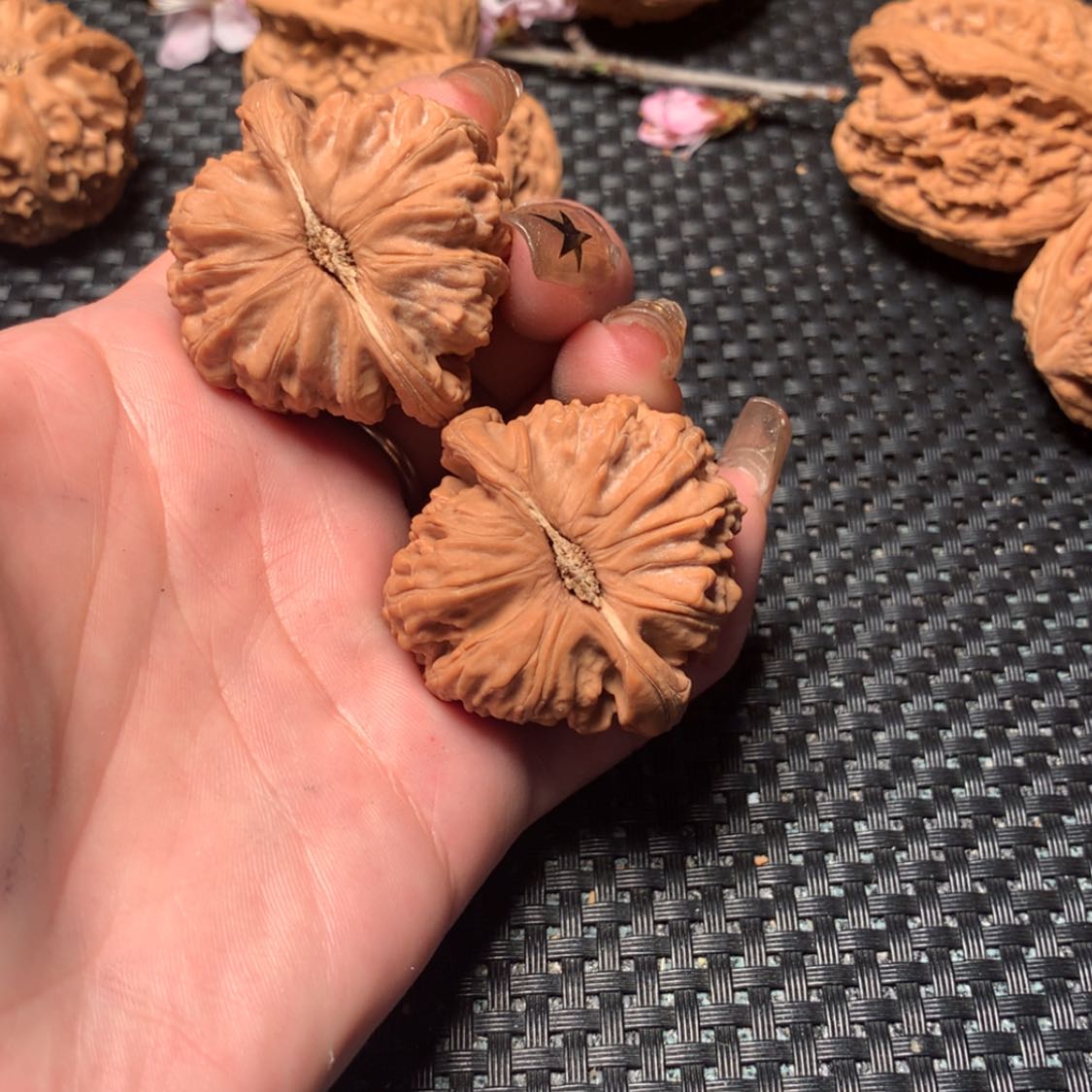 【闪购商品】文玩核桃吊坠柒*啊白狮子