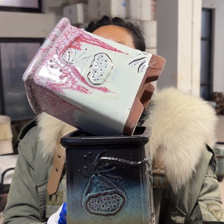 正品高16口13花盆