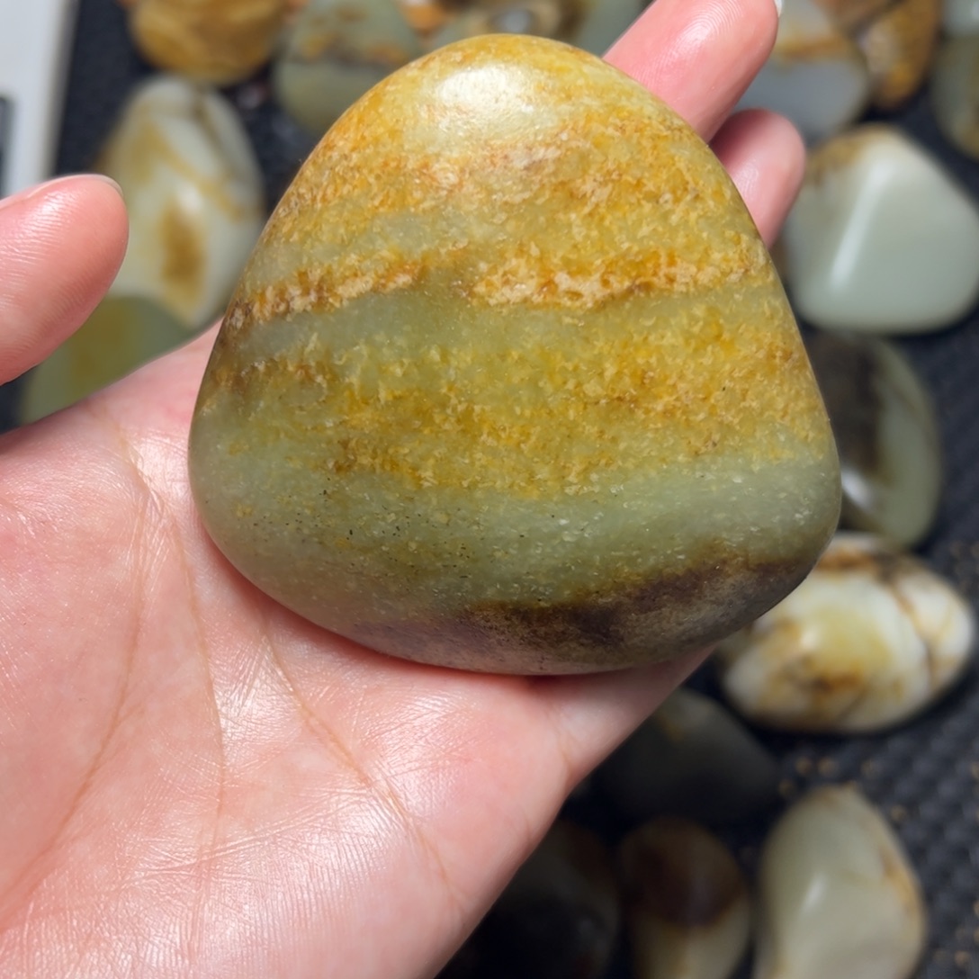 和田玉未镶嵌挂件8