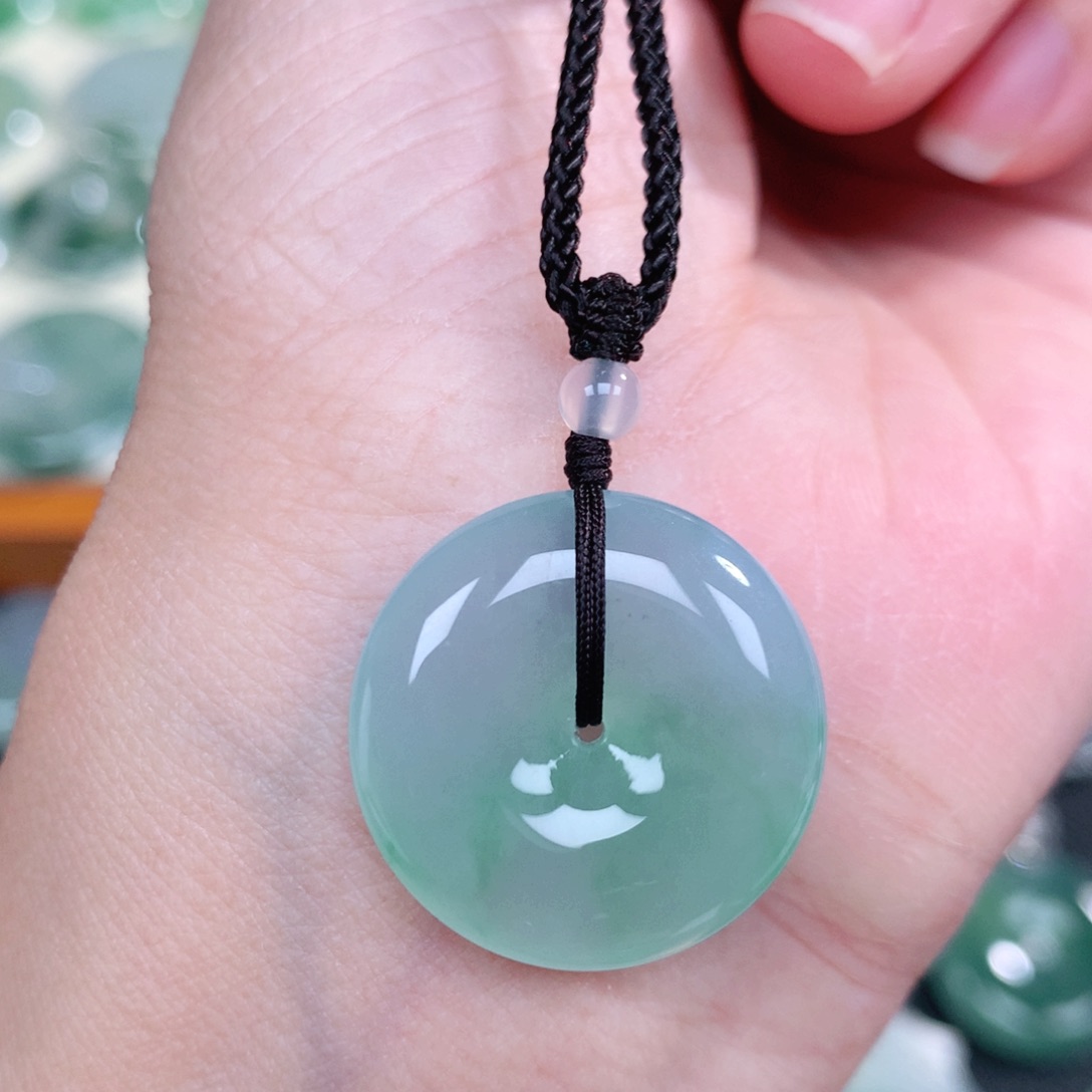 翡翠未镶嵌吊坠(不含链)22.6-6.0