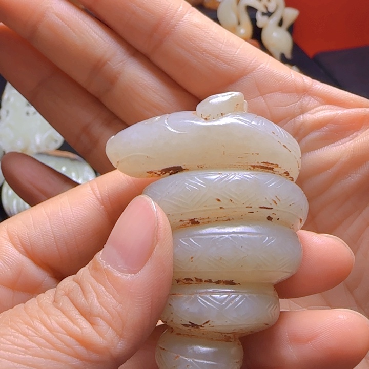 和田玉颈饰未镶嵌