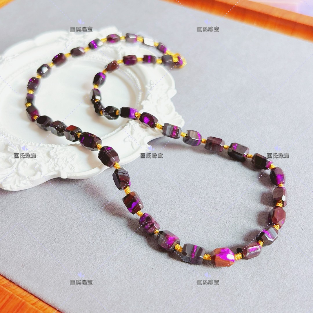 匡氏商店丝绒切面项链 Z-HL- A6419（多样性发一）