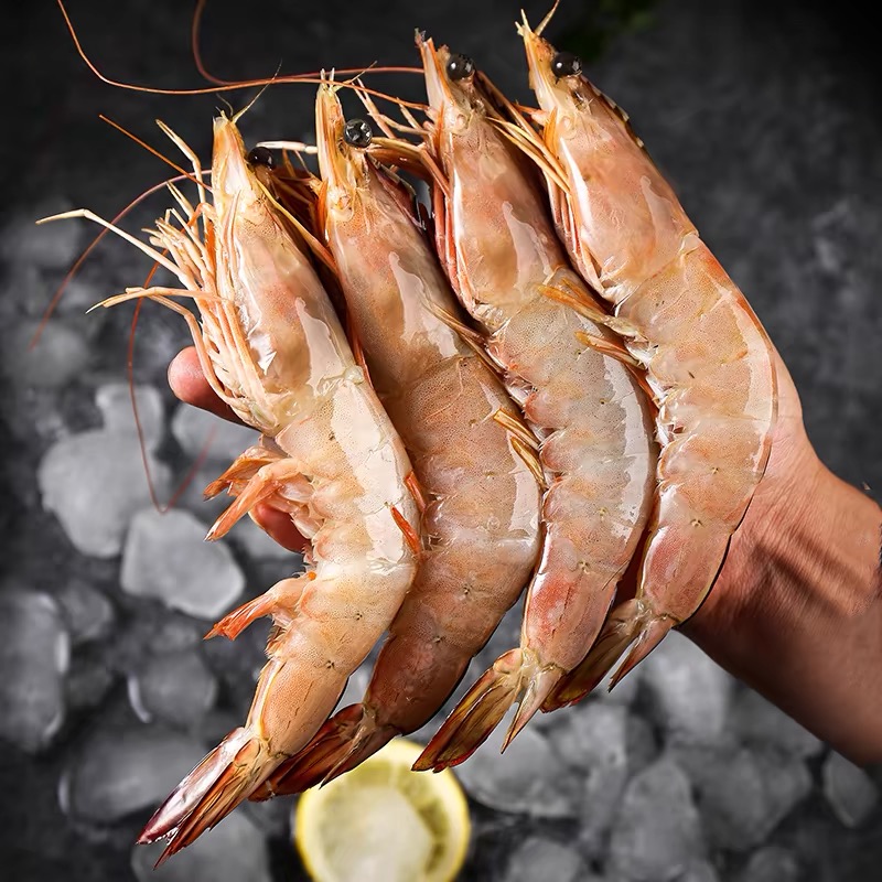 【一霏】10/15规格野生对虾明虾海洋大虾7-8只/斤到手2斤装自带鲜甜