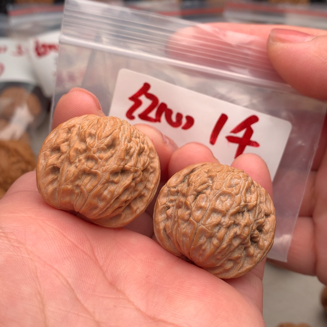 文玩核桃把件红心1000……..