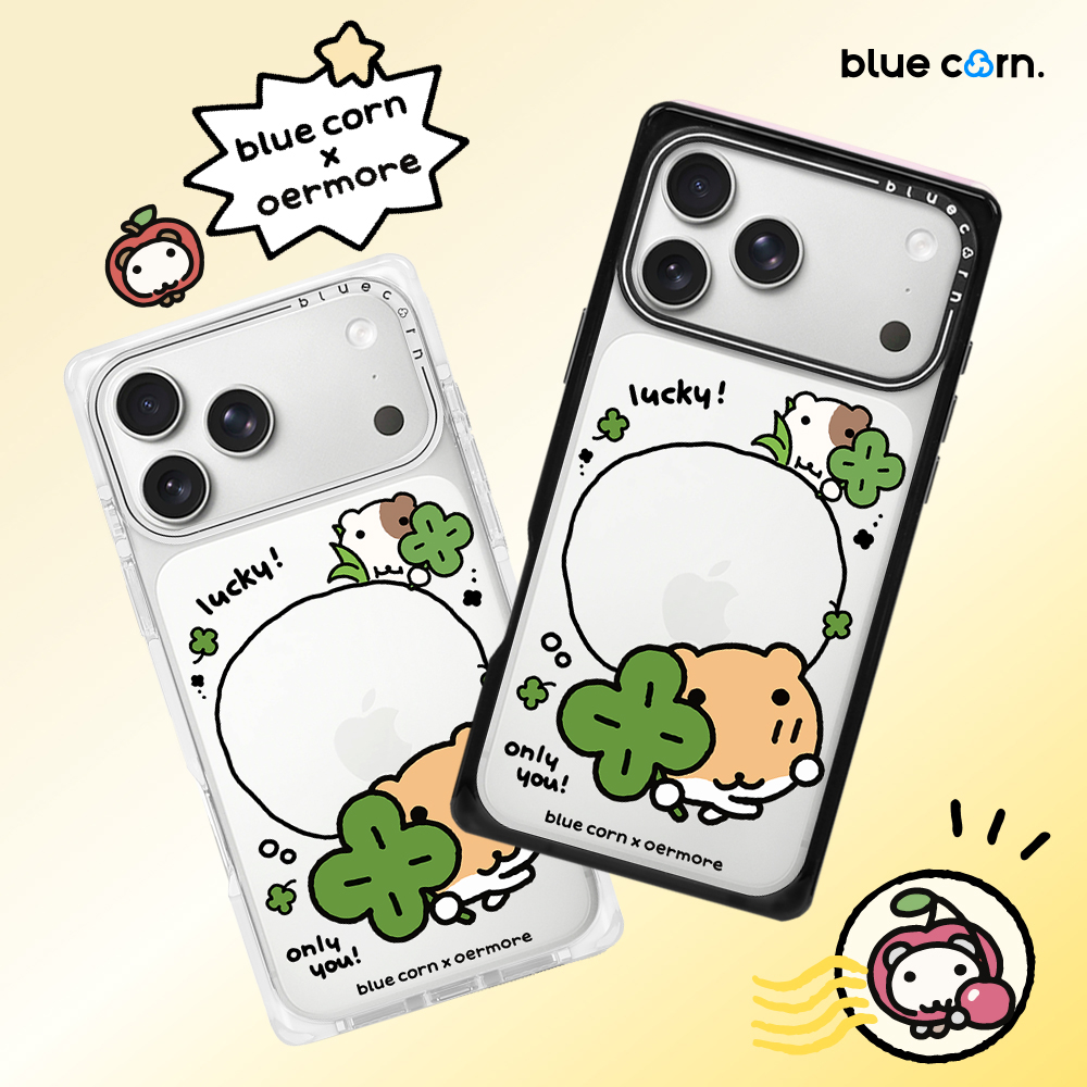 Bluecorn联名朱小仓四叶草适用于iPhone17/16/15ProMax手机壳