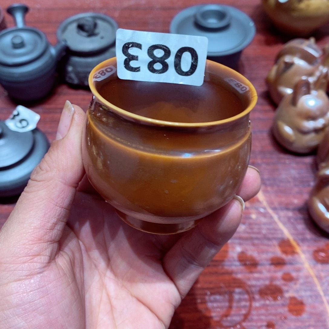 柴烧茶具陶瓷杯子