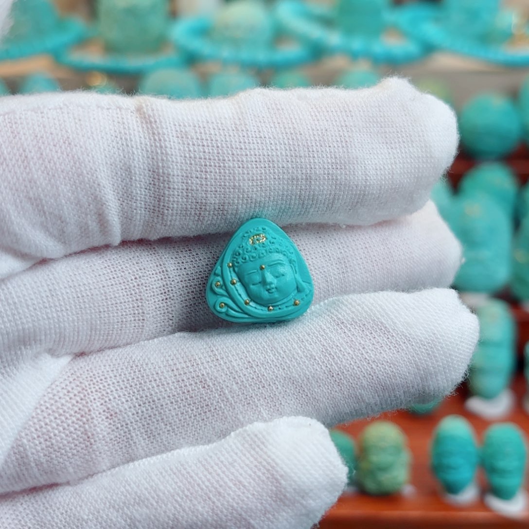 绿松石珠宝奇石未镶嵌