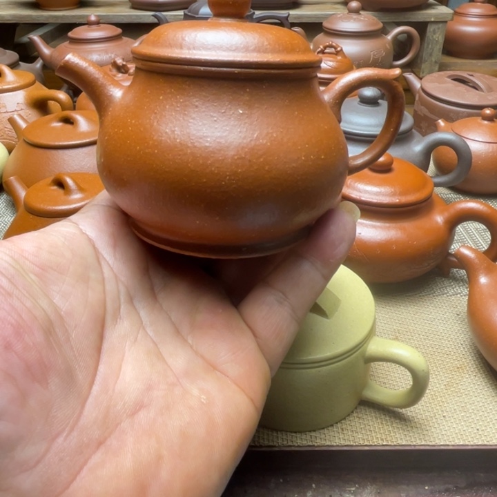 铁***佛茶壶紫泥宜兴紫砂壶全手工制作