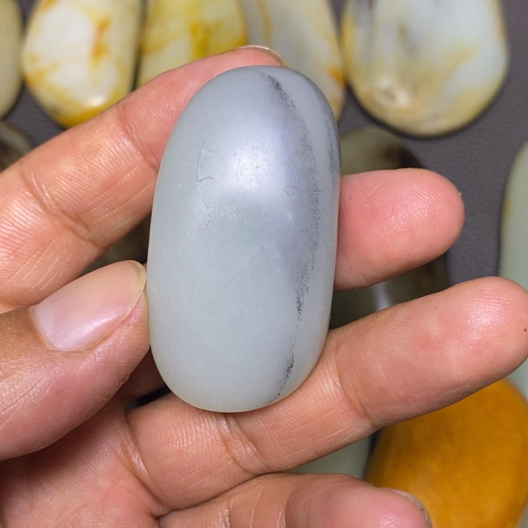 心***应和田玉未镶嵌挂件