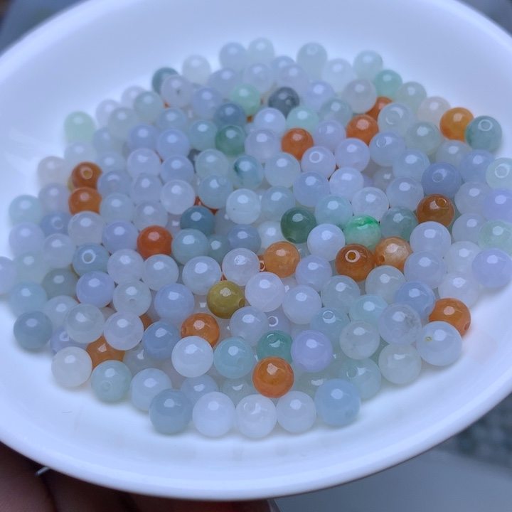 散珠翡翠卡5.7冰三彩33个单圈