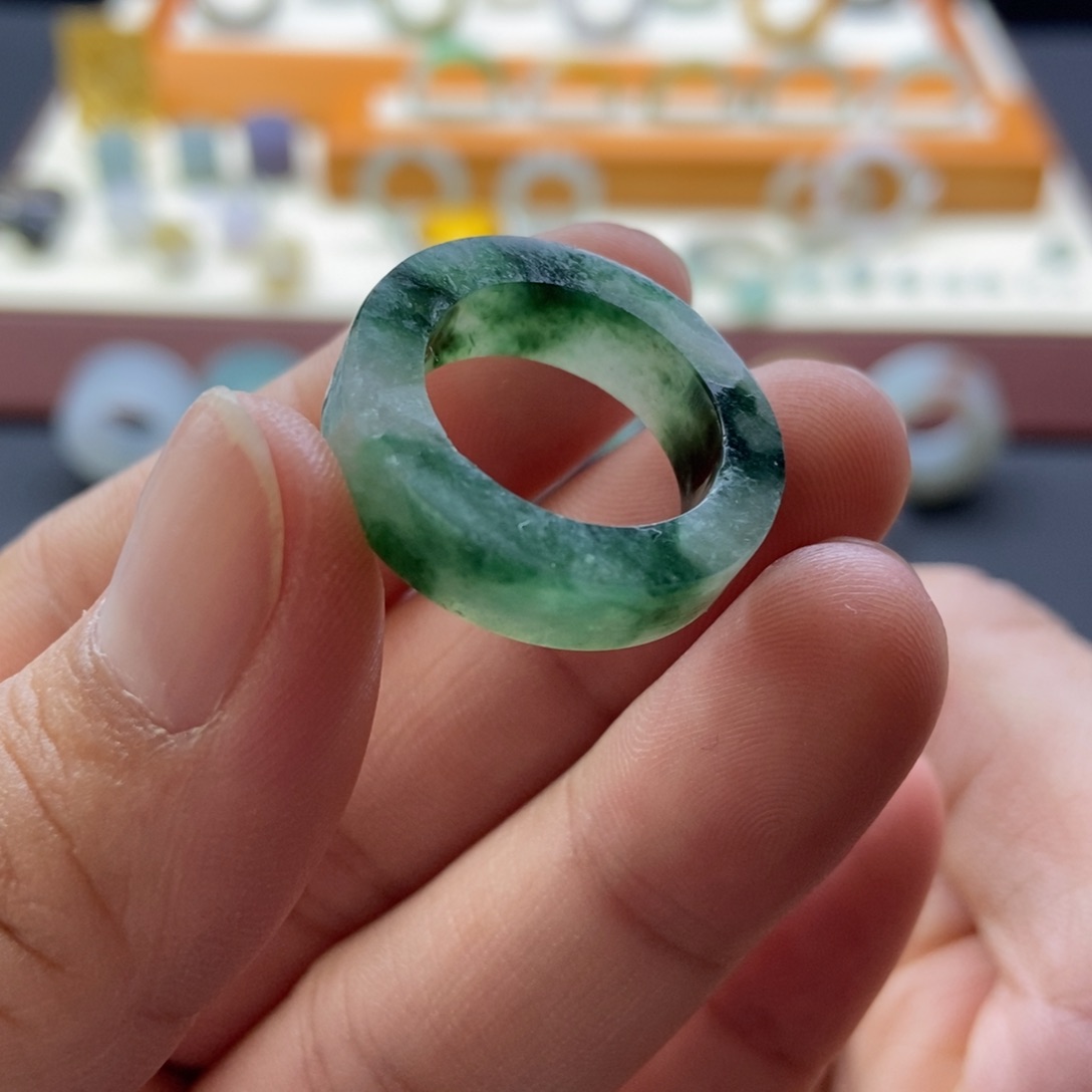 定制翡翠翡翠12-13号未镶嵌