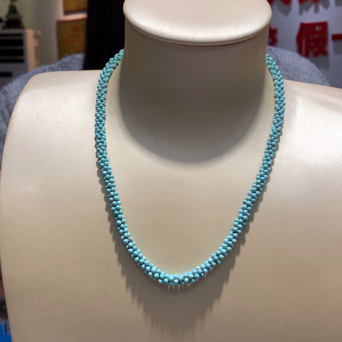 绿松石锁骨链未镶嵌