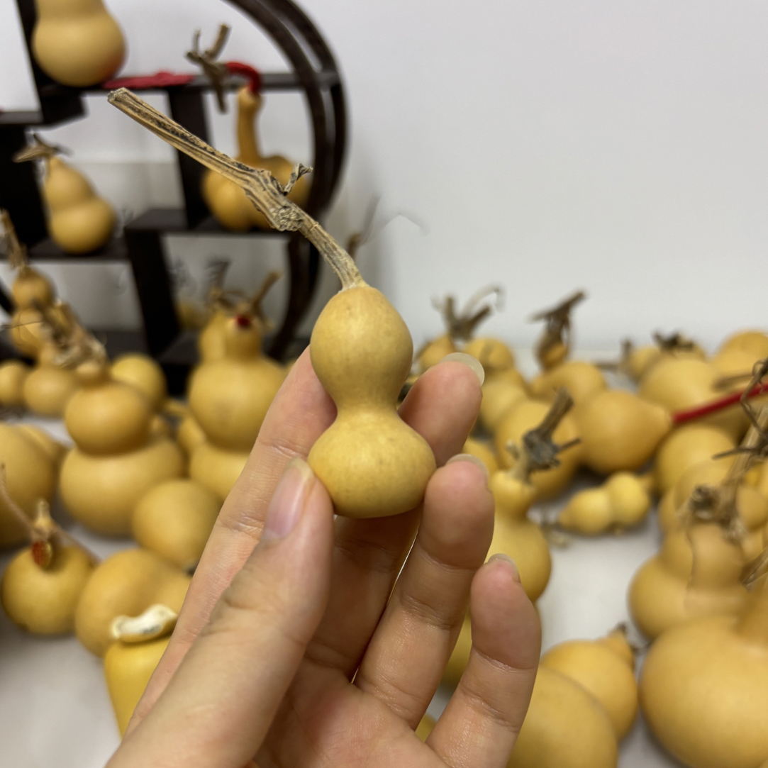 天然小葫芦手把件可盘玩福禄文玩迷你葫芦饰品摆件偏远地区不包邮