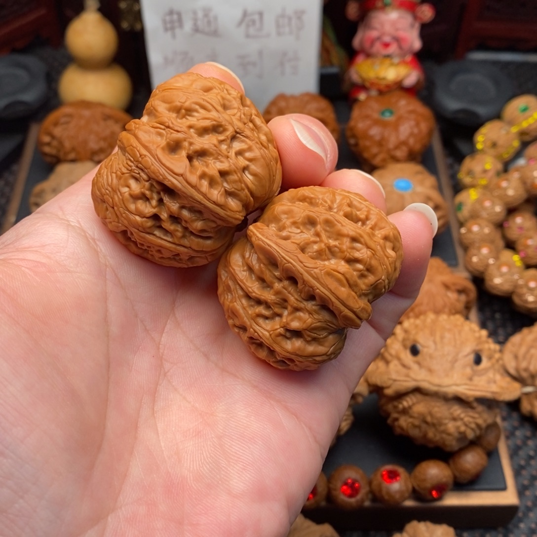 把件文玩核桃42尺前肩膀元宝