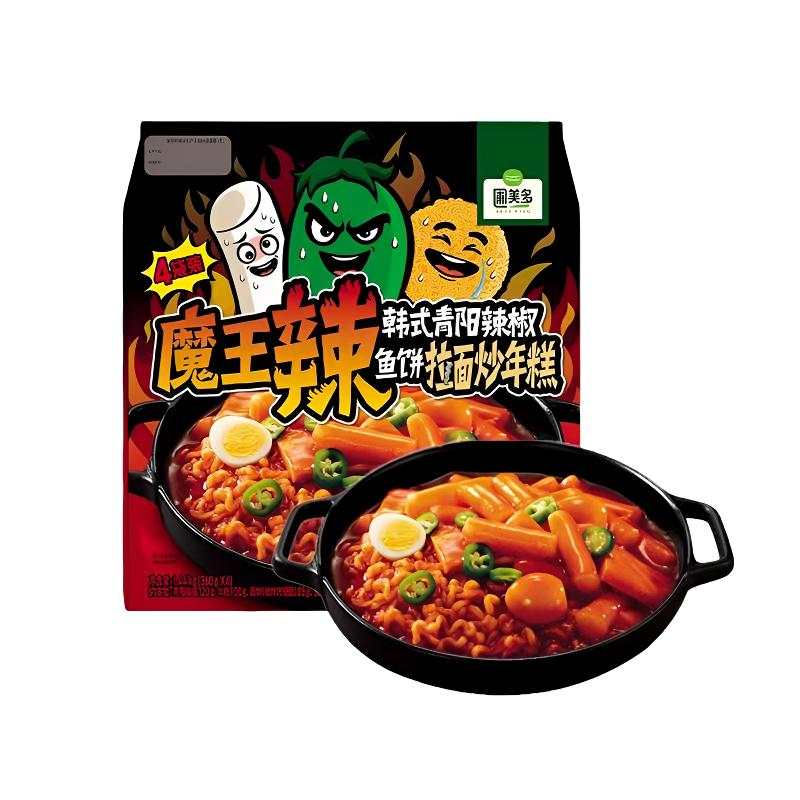 圃美多韩式青阳辣椒鱼饼拉面炒年糕 1.44kg/盒2440