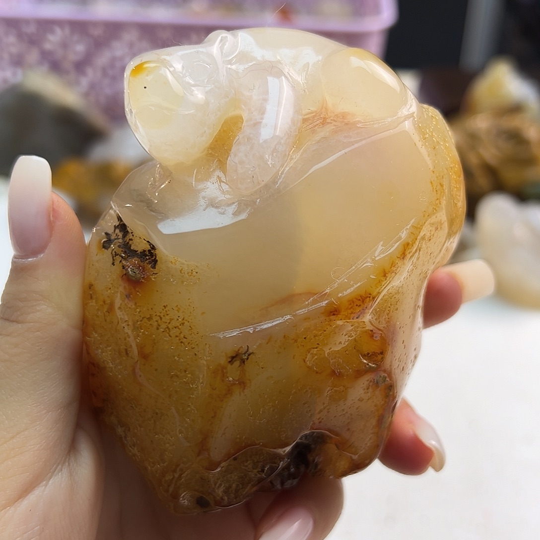 玛瑙/玉髓未镶嵌颈饰