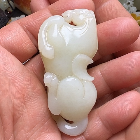 和田玉挂件未镶嵌