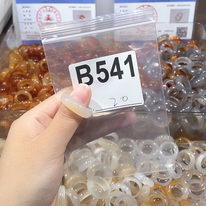 合金戒指玛瑙/玉髓541