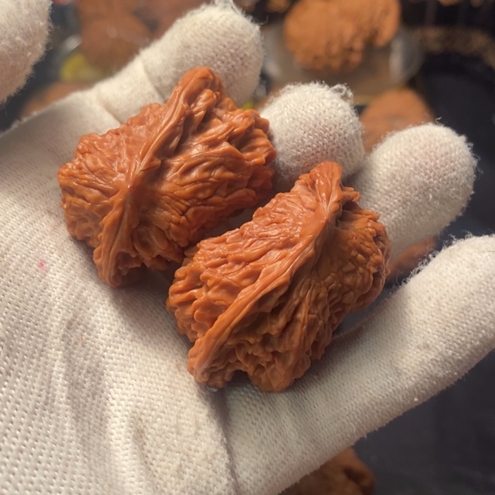 文玩核桃吊坠小鸳鸯