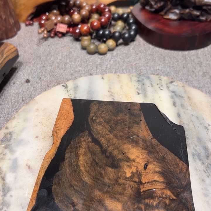 好***连紫檀木类端景台檀香