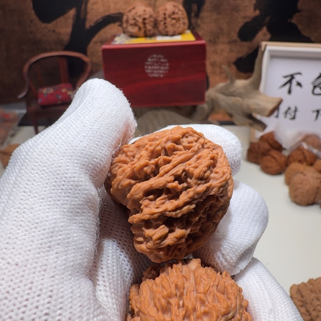 文玩核桃把件桃****ヽ哎呀呀
