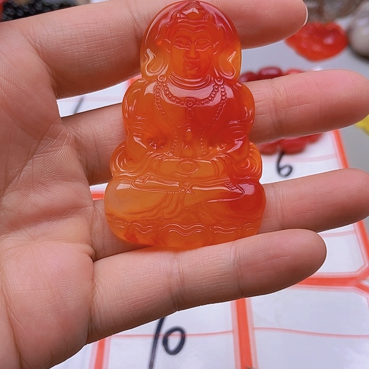 【闪购商品】未镶嵌玛瑙/玉髓珠宝半成品阿**玩