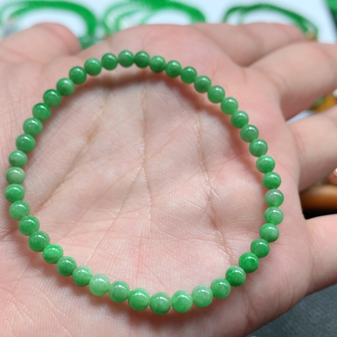 未镶嵌手链翡翠翡翠