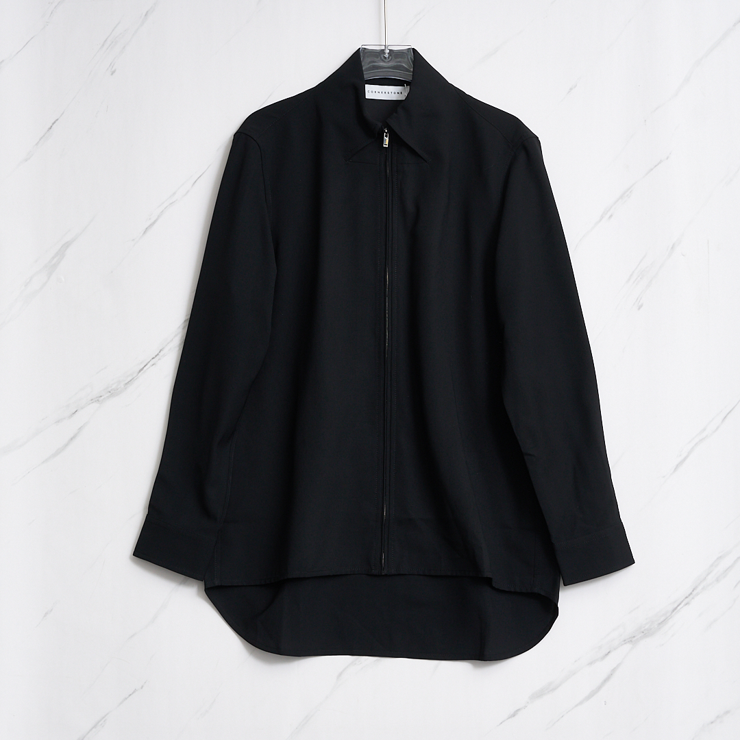 全新未使用  Cornerstone男士纯色长袖衬衫/C8BU00007