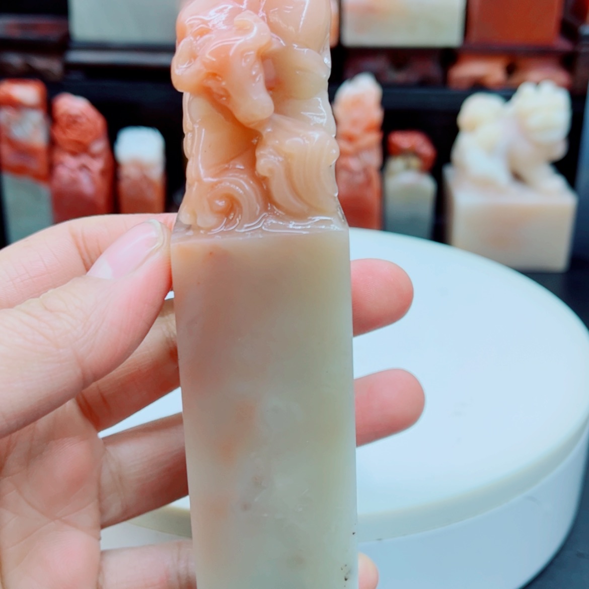 【闪购商品】老挝石钮章3.0的印面