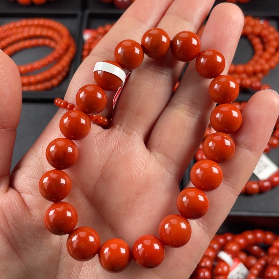 未镶嵌南红玛瑙手链妞10