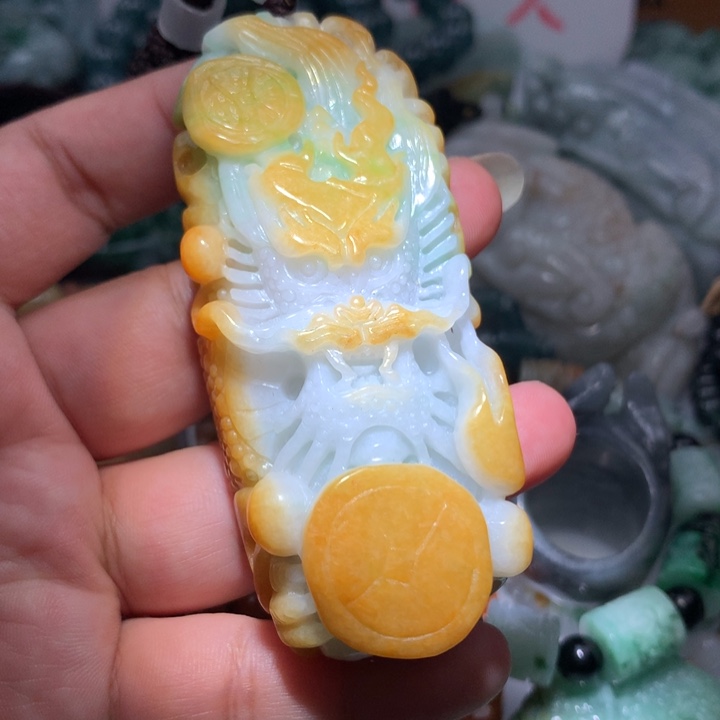 翡翠颈饰未镶嵌保真天然A货翡翠