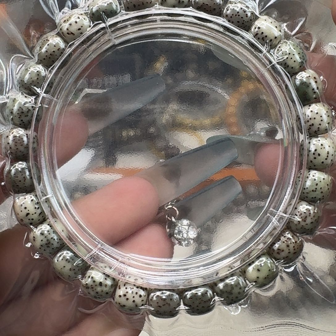 星月菩提手串54傲世糯冰半臂大留白河豚87