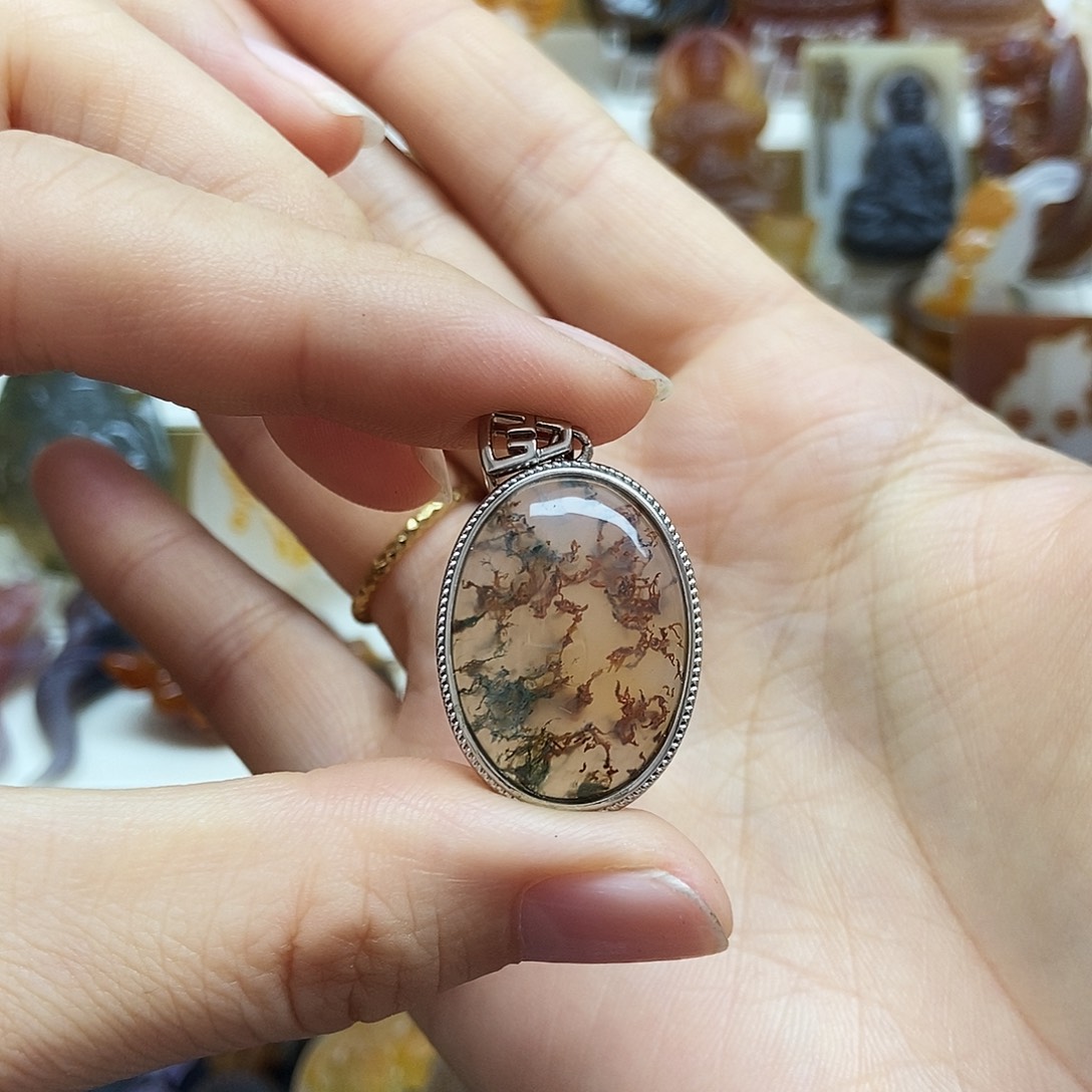 放***空玛瑙/玉髓未镶嵌颈饰